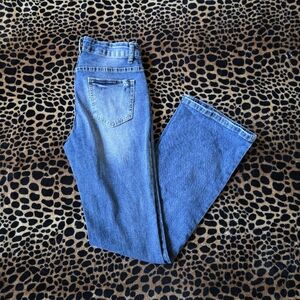 High rise jeans